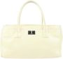 Chanel Vintage Tweedehands Leren Tassen Goede Staat Beige Dames - Thumbnail 1