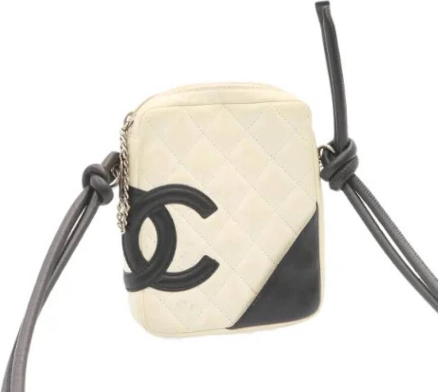 Chanel Vintage Tweedehands Schoudertas White Dames