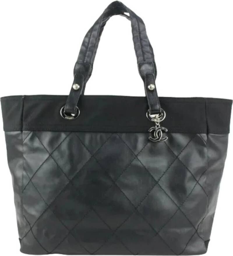 Chanel Vintage Tweedehands Schoudertas Zwart Dames