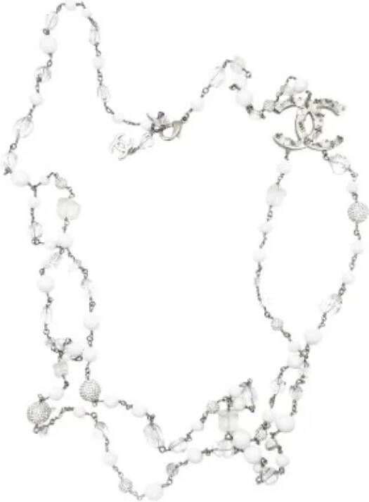 Chanel Vintage Tweedehands sieraden Grijs Dames