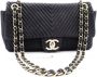 Chanel Vintage Tweedehands Zwarte Leren Chanel Schoudertas Zwart Dames - Thumbnail 1