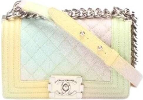 Chanel Vintage Voldoende lederen Chanel-bags Geel Dames