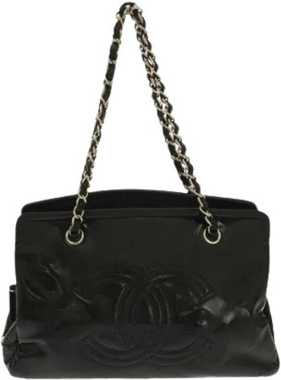 Chanel Vintage Voldoende schoudertassen Zwart Dames
