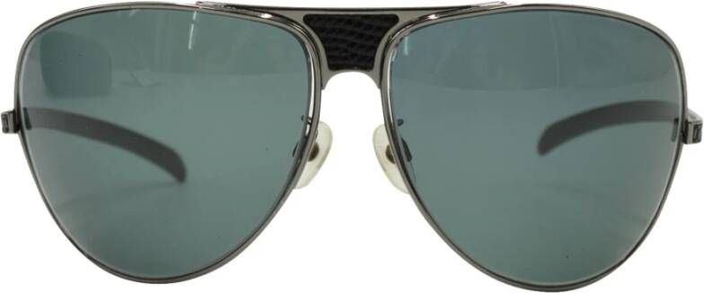 Chanel Vintage Voldoende sungles Grijs Dames
