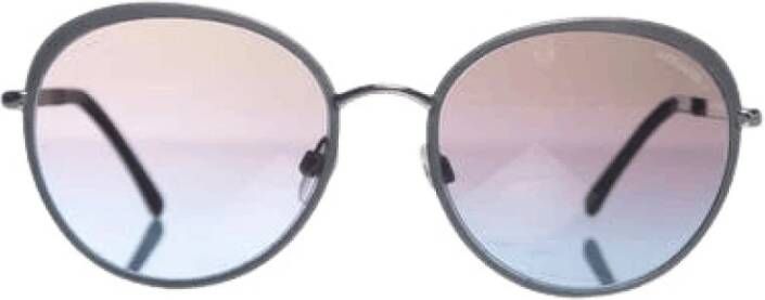 Chanel Vintage Voldoende sungles Grijs Dames