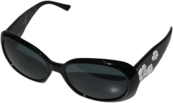 Chanel Vintage Voldoende sungles Zwart Dames
