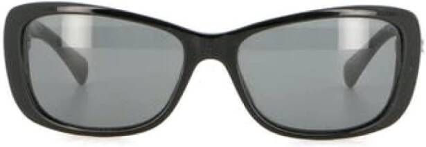 Chanel Vintage Voldoende sungles Zwart Dames