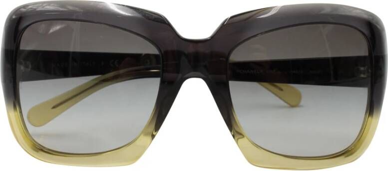 Chanel Vintage Voldoende sungles Zwart Dames