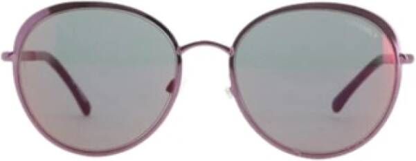 Chanel Vintage Vooraf geobeerde zonnebril Grijs Dames