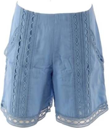 Charo Ruiz Ibiza Short Shorts Blauw Dames
