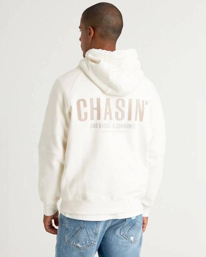 Chasin Burgemeester Hood Sweatshirt White Heren - Foto 7