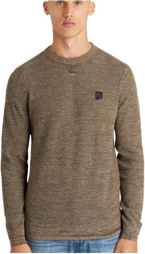 Chasin Gemengde Pullover Basal Stijl Brown Heren