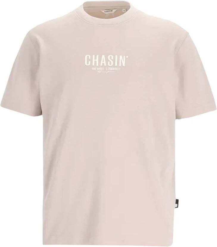 Chasin Korte Mouw T-shirt Mayor Beige Heren - Foto 3