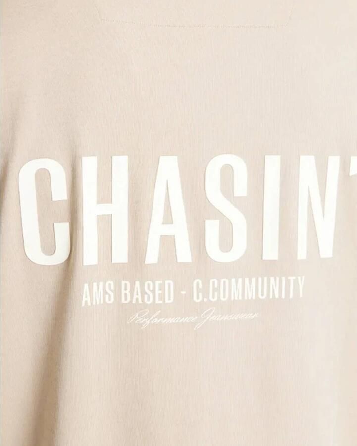 Chasin Korte Mouw T-shirt Mayor Beige Heren - Foto 4