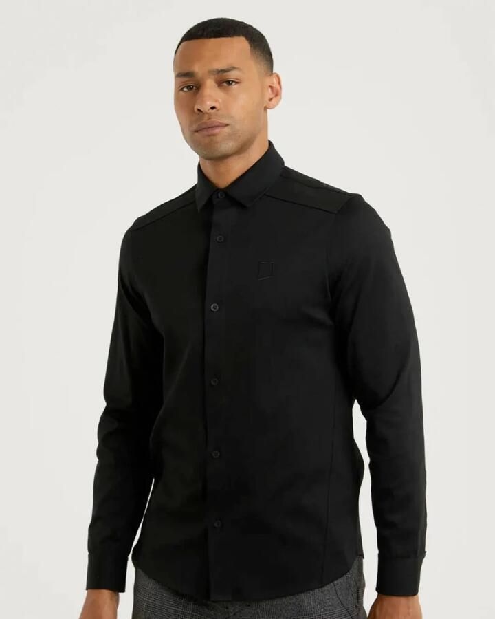 CHASIN' regular fit overhemd Archer L. Sol black - Foto 3