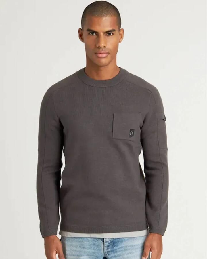 Chasin Ronde Hals Pullover Gray Heren - Foto 4