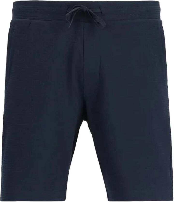 CHASIN' slim chino short met textuur donkerblauw