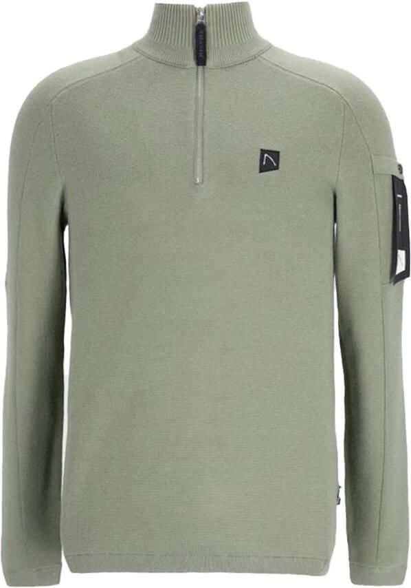 Chasin Stijlvolle Oscar Half Zip Vest Green Heren - Foto 2