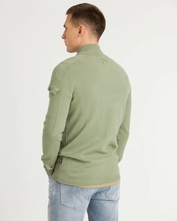 Chasin Stijlvolle Oscar Half Zip Vest Green Heren - Foto 5
