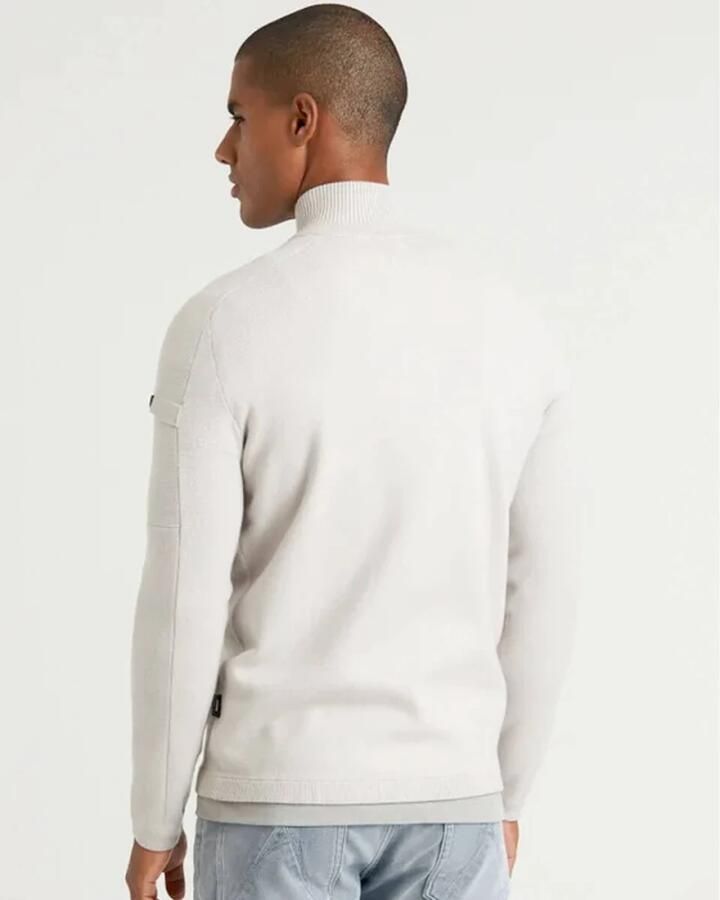 Chasin Stijlvolle Oscar Half Zip Vest White Heren - Foto 4