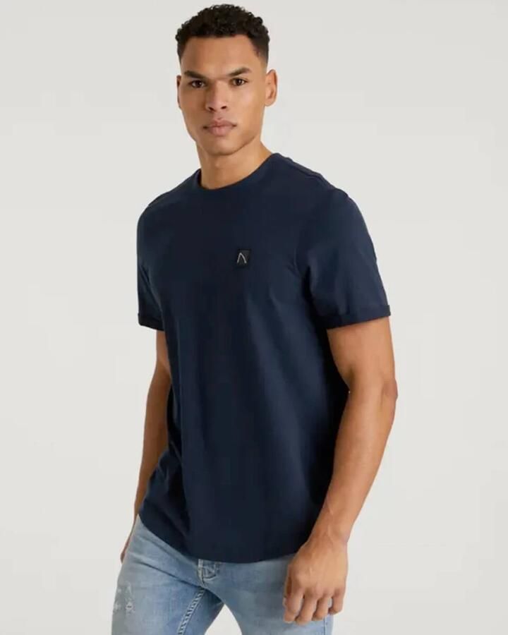 CHASIN' regular fit T-shirt Brody met logo dk blue - Foto 2