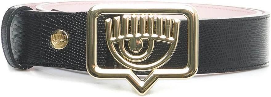 Chiara Ferragni Collection Stijlvolle Riem voor Vrouwen Black Dames