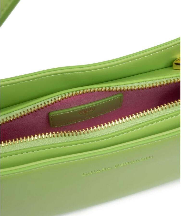 Chiara Ferragni Collection Schoudertas met Verstelbare Band Green Dames