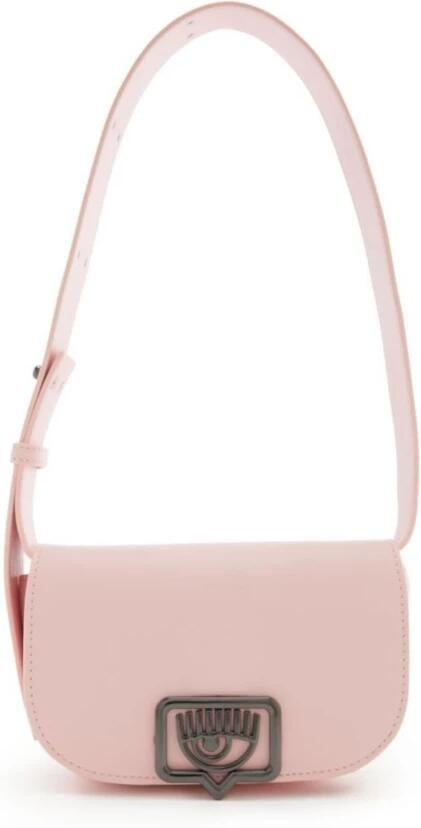 Chiara Ferragni Crossbody bags Range B Eyelike Buckle Sketch 10 Bags in poeder roze