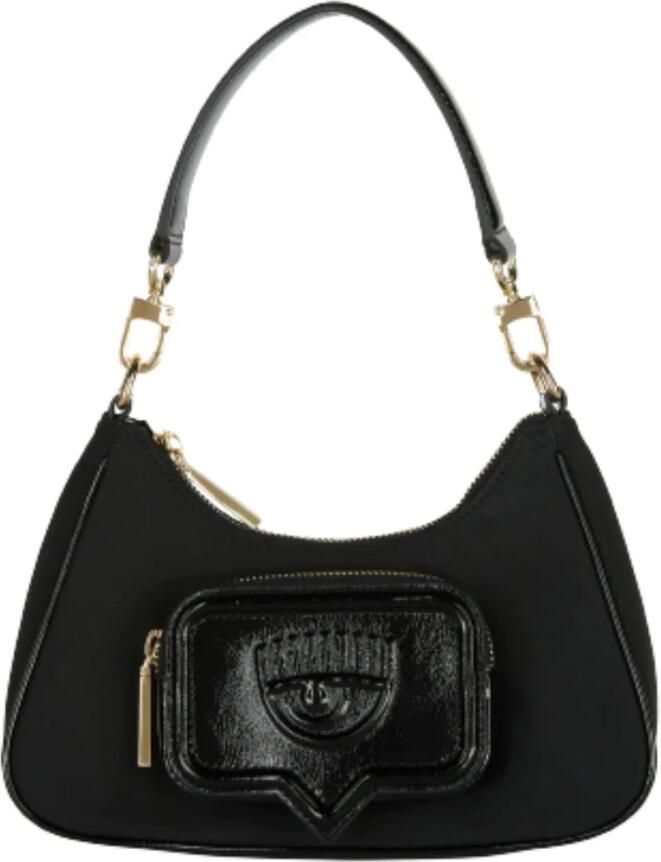 Chiara Ferragni Pochettes Range F Eyelike Pocket Sketch 08 Bags in zwart - Foto 2