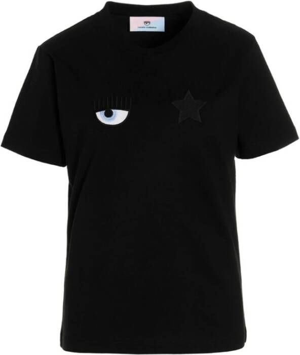 Chiara Ferragni Collection Chiara Ferragni T-shirts en polos zwart Dames