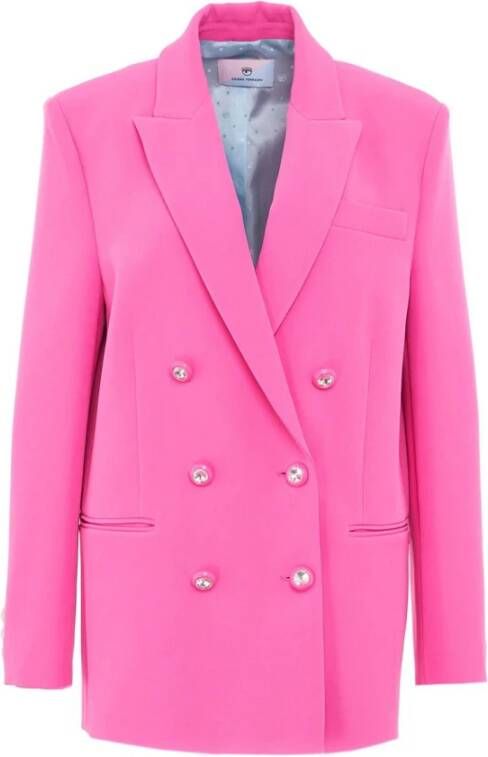 Chiara Ferragni Collection Blazerjas Roze Dames