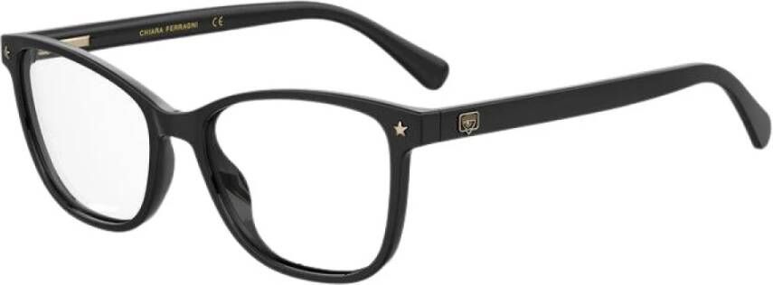 Chiara Ferragni Collection Zwarte Brillen CF 1018 Zonnebril Black Unisex