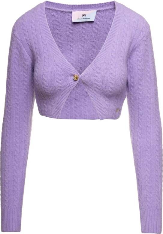 Chiara Ferragni Collection Sweaters van Chiara Ferragni Purple Dames