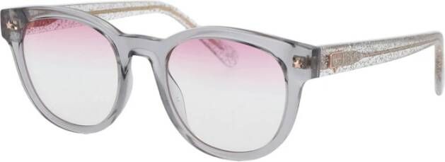 Chiara Ferragni Collection Glitter Grijs Roze Zonnebril CF 7018 Bb Gray Dames