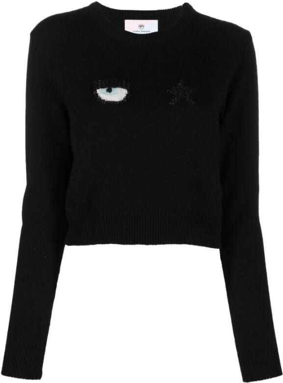 Chiara Ferragni Collection Chiara Ferragni Sweaters Black Zwart Dames