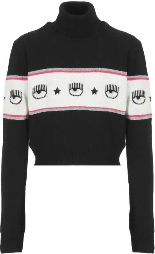 Chiara Ferragni Collection Chiara Ferragni Sweaters Black Zwart Dames