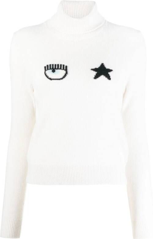 Chiara Ferragni Collection Chiara Ferragni Sweaters White Wit Dames