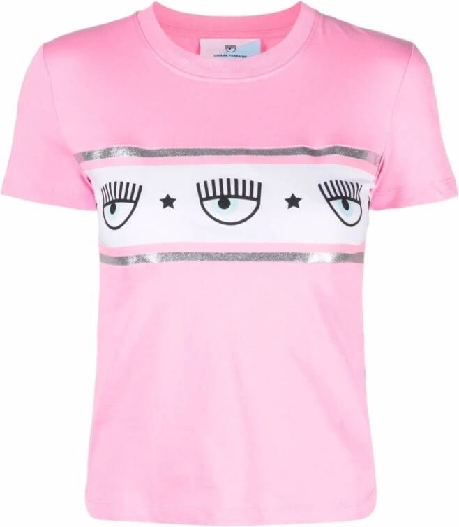 Chiara Ferragni Collection Chiara Ferragni T-shirts and Polos Pink Roze Dames