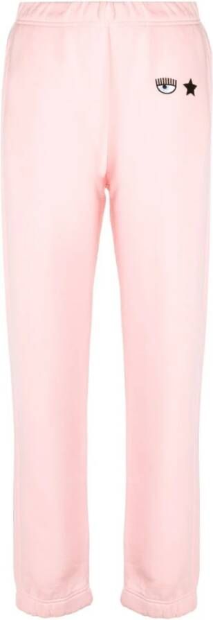 Chiara Ferragni Collection Chiara Ferragni Trousers Pink Roze Dames