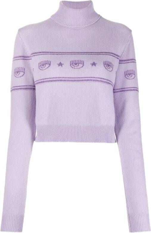 Chiara Ferragni Collection Chiara ferragni truien paars Dames