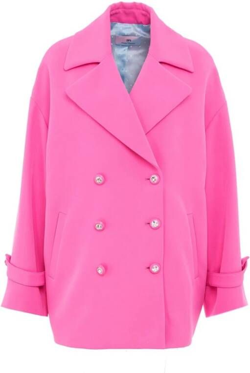 Chiara Ferragni Collection Coats Roze Dames