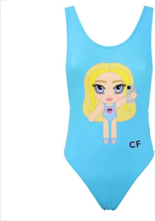Chiara Ferragni Collection Een stuk Blauw Dames