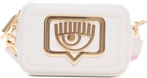 Chiara Ferragni Collection Eyelike small bag with zip fastening Wit Dames