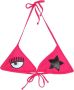 Chiara Ferragni Collection Eyestar Bikini Top Roze Dames - Thumbnail 1