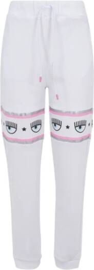Chiara Ferragni Collection Joggingbroek Wit Dames