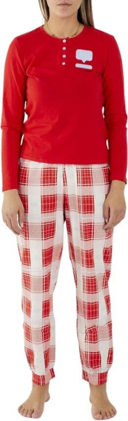 Chiara Ferragni Collection pajamas 5004-1113 Rood Dames