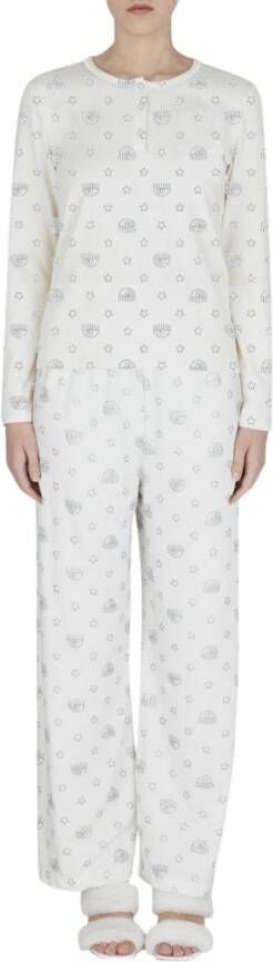Chiara Ferragni Collection Pyjama Wit Dames