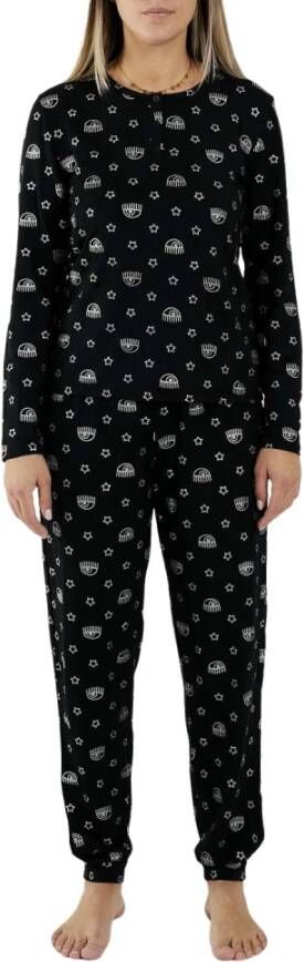 Chiara Ferragni Collection Pyjama Zwart Dames