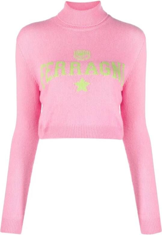 Chiara Ferragni Collection Roze Sweaters van Chiara Ferragni Roze Dames