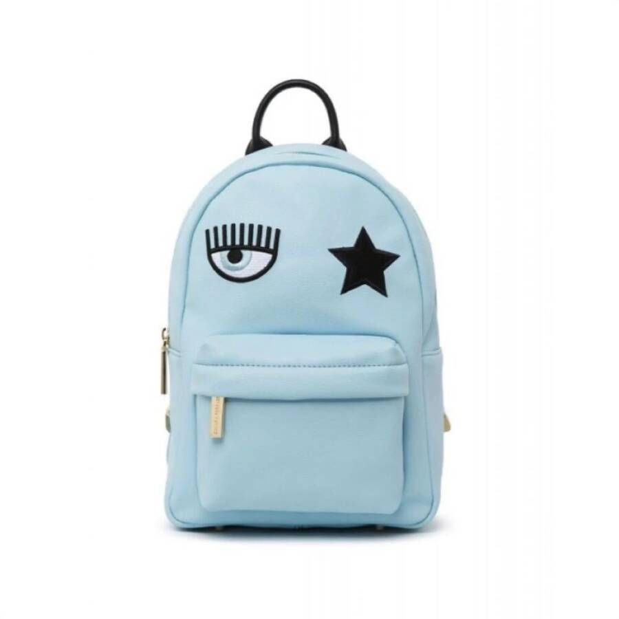 Chiara Ferragni Collection EYE Star Lichtblauwe Rugzak Blue Dames